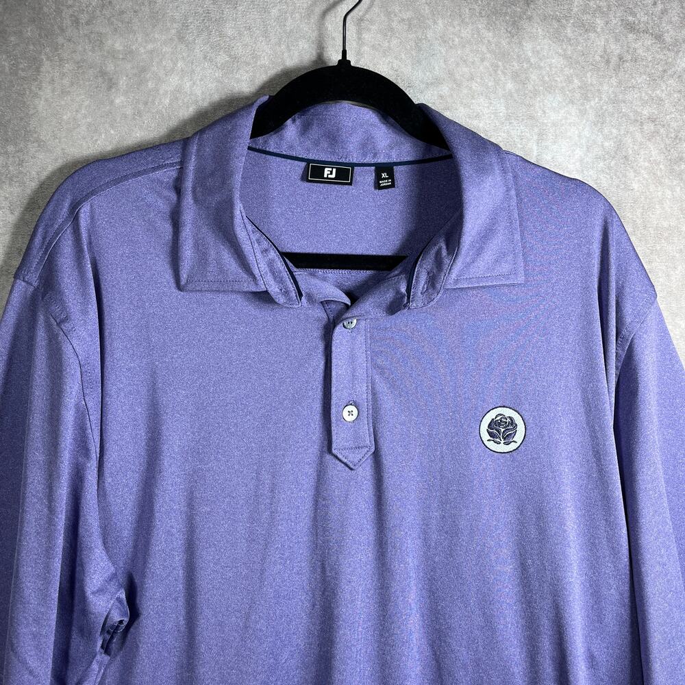 FootJoy Performance Golf Polo Shirt Mens Size XL Blue Short Sleeve